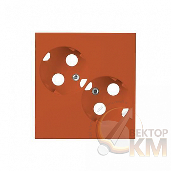 Накладка 2-м СП ProDuct 16А IP20 для розетки оранж. ABB 2TKA00001026