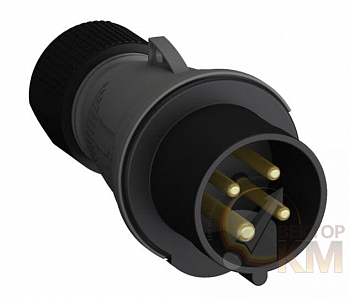 Вилка кабельная Easy&Safe 232EP5 32А 2P+E IP44 5ч ABB 2CMA101983R1000