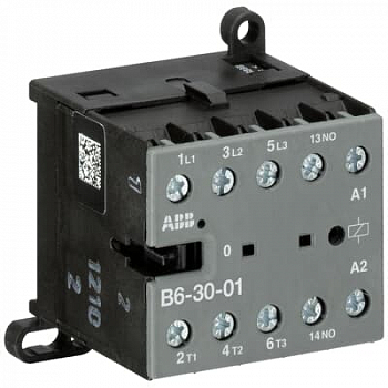 Миниконтактор  B6-30-01 9A (400В AC3) катушка  42В АС ABB GJL1211001R0012