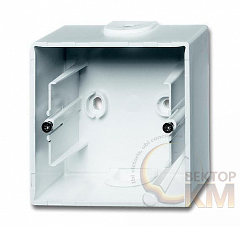 Коробка для открытого монтажа 1 пост future альп. бел. ABB 2CKA001799A0982