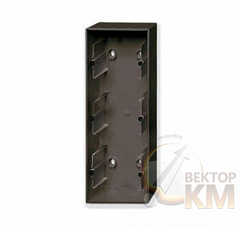 Коробка для открытого монтажа 3 поста Basic 55 chateau-black ABB 2CKA001799A0967