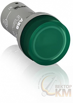 Лампа CL2-506G со встроен. светодиодом 6.3В DC зел. ABB 1SFA619403R5062