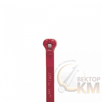 Хомут кабельный TY25M-2 4.8х186 P6.6 красн. со стальным блокирующим зубом (уп.1000шт) ABB 7TAG009270R0011
