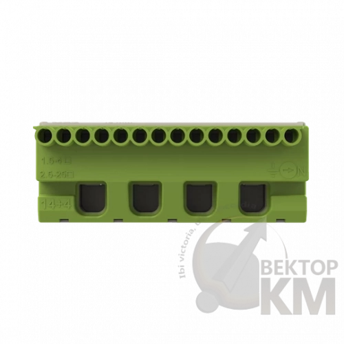 1SPE007715F9715 ABB | Клеммник самозажимной PE 14х4+4х25мм ZK144G 1 5.93 29.65  