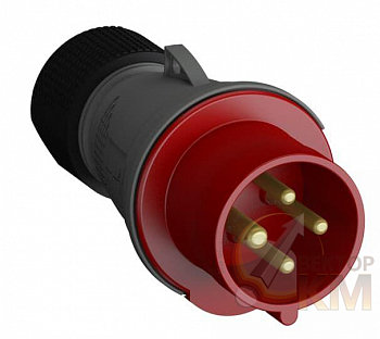 Вилка кабельная Easy&Safe 232EP3 32А 2P+E IP44 3ч ABB 2CMA101981R1000
