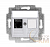 Розетка информационная Levit RJ45 кат. 6 и заглушка серебр. ABB 2CHH296117A6070