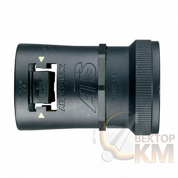 Фитинг Adaptalok ATS AT SFA U13 d34мм AT34/U138/SFA/BLY прямой нейлон/никелир. латунь/эластомер черн./желт. (уп.10 шт) ABB 7TCA296000R1744