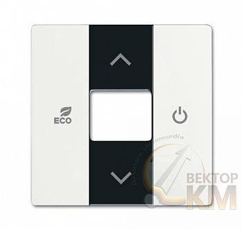 Накладка терморегулятора free@home; future бел. бархат ABB 2CKA006220A0614