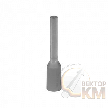 Наконечник кабельный FER0106P-G медь лужен./полипропилен втулка серый 0.14кв.мм 6мм (уп.500шт) ABB 7TCA301140R0183