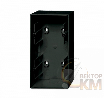 Коробка для открытого монтажа 2 поста Basic 55 chateau-black ABB 2CKA001799A0966