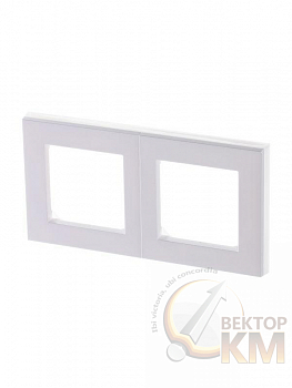 Рамка 2-м Levit жемчуж./ледяной ABB 2CHH015020A6068