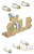 Комплект преобразования исполнения KIT MP T5 630 P 4p (макс. 570А) ABB 1SDA054848R1