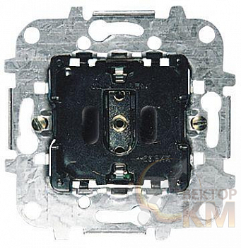 Розетка 1-м СП 16А IP21 250В с заземл. Schuko безвинт. клеммы черн. ABB 2CLA818860A1001