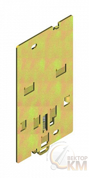 Плата монтажная для крепления на DIN-рейке DIN KIT DIN50022 T3 ABB 1SDA051439R1