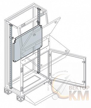 Плата монтажная 1600х800мм ABB EA1619