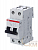 Выключатель автоматический модульный 2п C 0.5А 6кА S202 C0.5 ABB 2CDS252001R0984