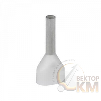 Наконечник кабельный 2FER7518P-G медь лужен./полипропилен втулка двойной прозр. 2х0.75кв.мм 18мм (уп.500шт) ABB 7TCA301140R0336