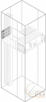 Перегородка верт. задняя H=600мм W=400мм ABB 1STQ008773A0000