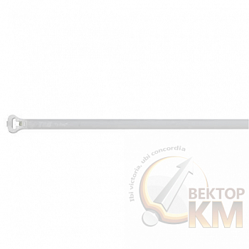 Хомут кабельный TY244M 3.6х368 P6.6 бел. со стальным блокирующим зубом (уп.1000шт) ABB 7TCG009130R0005