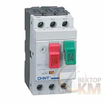 Выключатель автоматический для защиты двигателя 17-23А NS2-25 (R) CHINT 495084