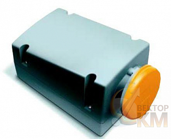 Розетка 316RL9 16А 3P+E 9ч для монтажа на поверхность с подкл. шлейфа IP44 ABB 2CMA168398R1000