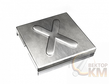 Маркировка для каб. стяжки нерж. сталь "X" (уп.100шт) ABB 7TCG009470R0104