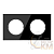 Рамка 2-м Sky Moon стекло черн. ABB 2CLA867200A3101