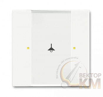Сенсор 1/2-кл многофункц. 6125/02-884-500 бел. бархат ABB 2CKA006115A0226