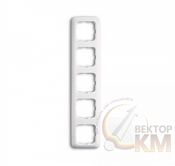 Рамка 5-м Reflex альп. бел. ABB 2CKA001725A0969