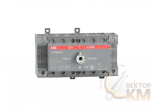 ABB  | Рубильник реверсивный OT80F4C 80А  1SCA105418R1001