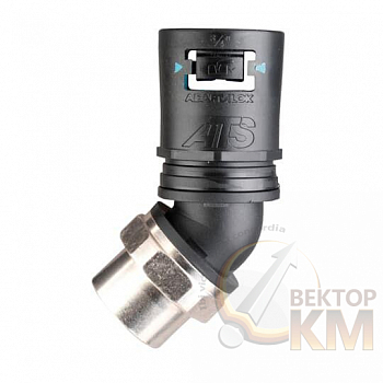 Фитинг Adaptalok ATS AT SF45 M63 d54мм AT54/M63/SF45/BLB 45град. нейлон/никелир. латунь/эластомер черн./голуб. ABB 7TCA296170R0791