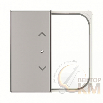 Клавиша двойная SRB-2-85PL free@home SKY жалюзи серебр. ABB 2CLA852643A1301