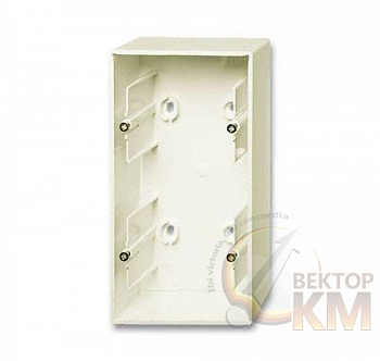 Коробка для открытого монтажа 2 поста Basic 55 сл. кость ABB 2CKA001799A0972