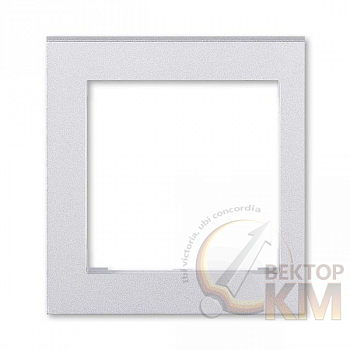 Накладка на рамку Levit 55х55 внешняя серебр. ABB 2CHH010255A4070