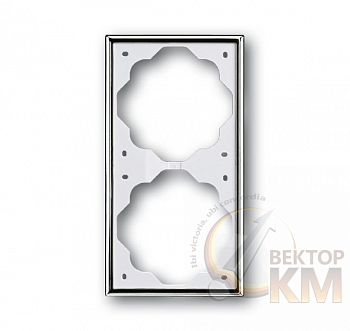 Рамка 2-м Impuls хром ABB 2CKA001754A4134