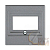 Накладка Levit для розеток USB/HDMI/VGA сталь ABB 2CHH290040A4069