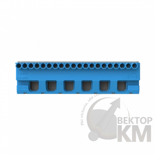 1SPE007715F9707 ABB | Клеммник самозажимной N20х4+6х25мм ZK206B 1 8.18 40.9  