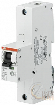 Выключатель автоматический 1п S751DR-E40 селект. ABB 2CDH781010R0402