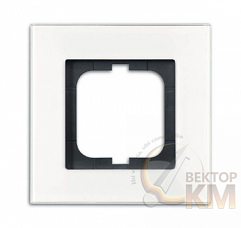 Рамка 1-м Carat стекло бел. (v.2012) ABB 2CKA001754A4442