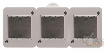 Коробка для открытой установки на 6мод. Zenit/Stylo IP55 ABB 2CLA329300N1101