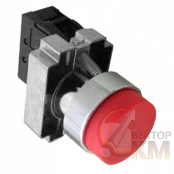 Кнопка управления NP2-BL42 без подсветки красн. 1НЗ IP40 CHINT 575483