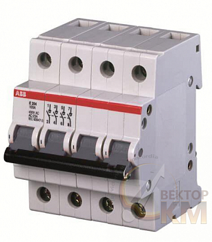 Рубильник 4п E204g 100А рычаг сер. ABB 2CDE284001R1100