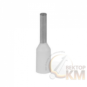 Наконечник кабельный FER0508P-F медь лужен./полипропилен втулка прозр. 0.5кв.мм 8мм (уп.500шт) ABB 7TCA301140R0289