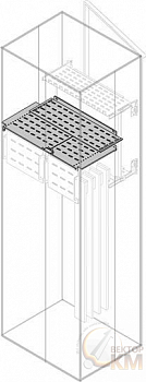 Перегородка горизонт. выводов W=600мм D=500мм ABB 1STQ008752A0000