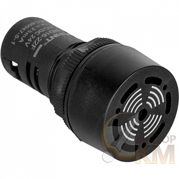 Сигнализатор звуковой ND16-22L d22мм черн. AC/DC 24В (R) CHINT 593473