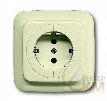 Розетка 1-м СП Busch-Duro 2000 SI 16А IP21 250В Schuko с механизмом освобождения вилки сл. кость ABB 2CKA002011A3397