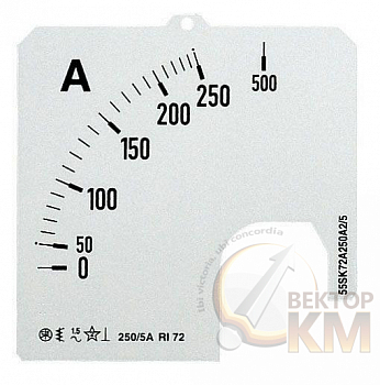 Шкала к амперметру SCL1/2500 ABB 2CSM110389R1041