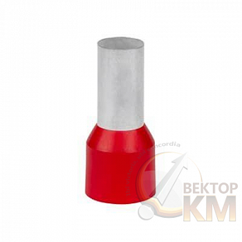 Наконечник кабельный FER35025P-D медь лужен./полипропилен втулка красн. 35кв.мм 25мм (уп.50шт) ABB 7TCA301140R0270