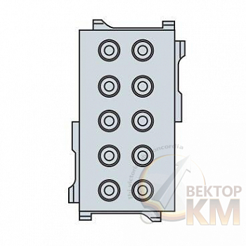 Сальник 34х68 2х(d8-17) (уп.10шт) ABB EV0125