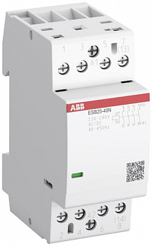 Контактор ESB25-20N-06 модульный (25А АС-1 2НО) катушка 230В AC/DC ABB 1SAE231111R0620